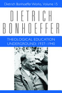 Theological Education Underground, 1937-1940