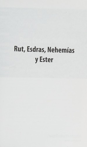 Rut, Esdras, Nehemías y Ester