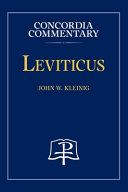 [9780758675422] Leviticus - Concordia Commentary