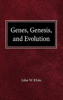 [9780570032120] Genes, Genesis, and Evolution