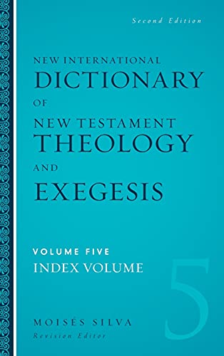 [9780310520078] New International Dictionary of New Testament Theology and Exegesis, Volume 5: Indexes