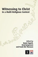 [9781506475943] Witnessing to Christ in a Multi-Religious Context