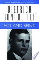 [9780800696535] Act and Being