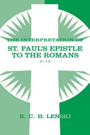 [9780806680781] Interpretation of St Paul's Epistle to the Romans 8-16