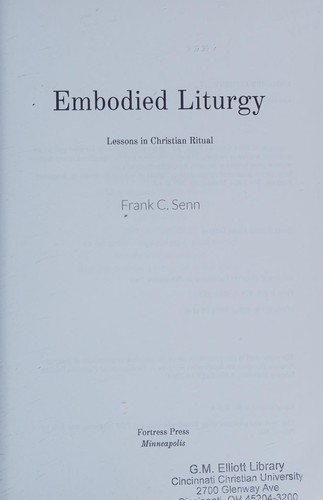 [9781451496277] Embodied Liturgy