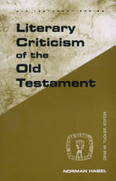 [9780800601768] Literary Criticism of the Old Testament