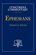 [9780758675552] Ephesians - Concordia Commentary